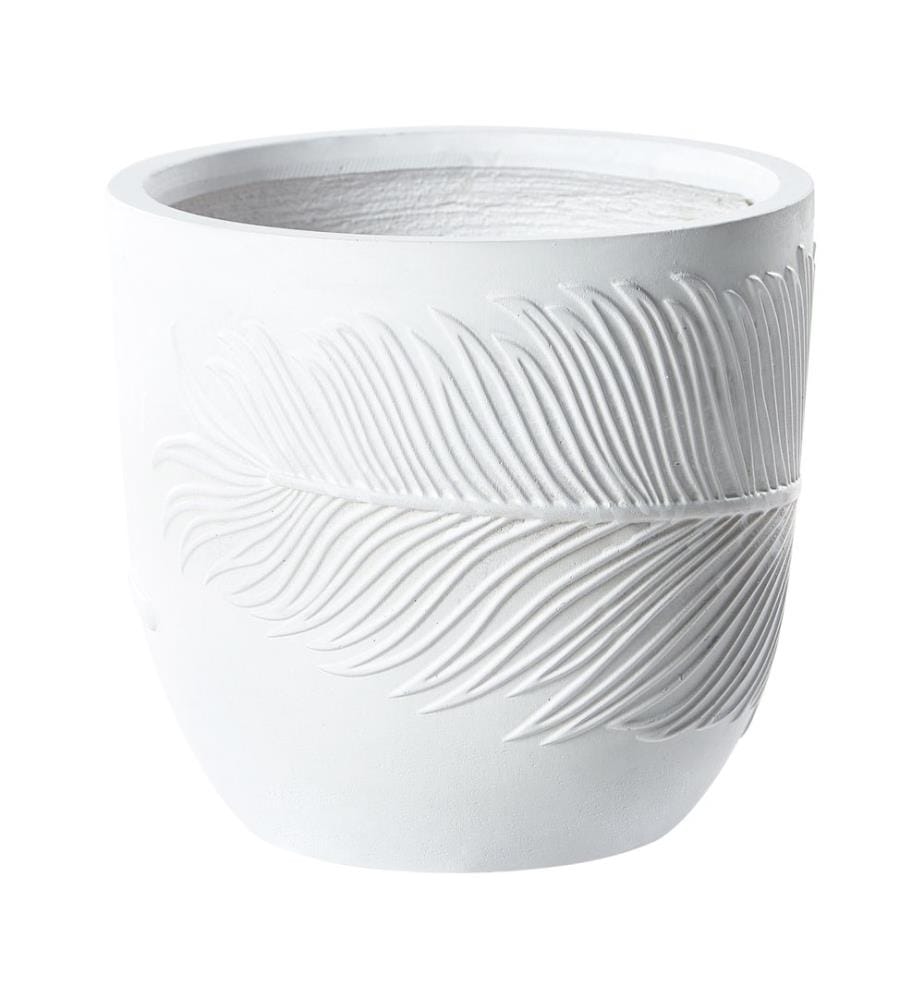 Blumenkübel FTERO 35 cm Cremeweiss