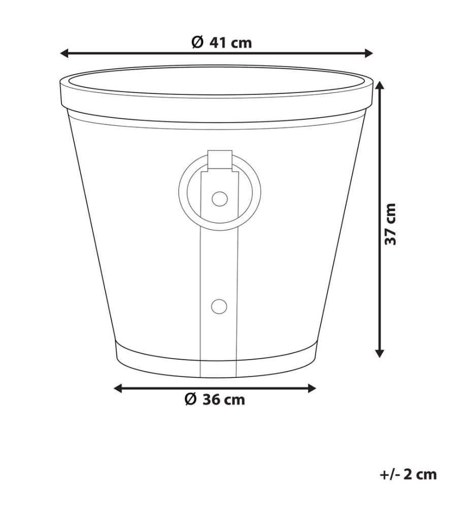 Cache-pot VARI 41 cm Gris