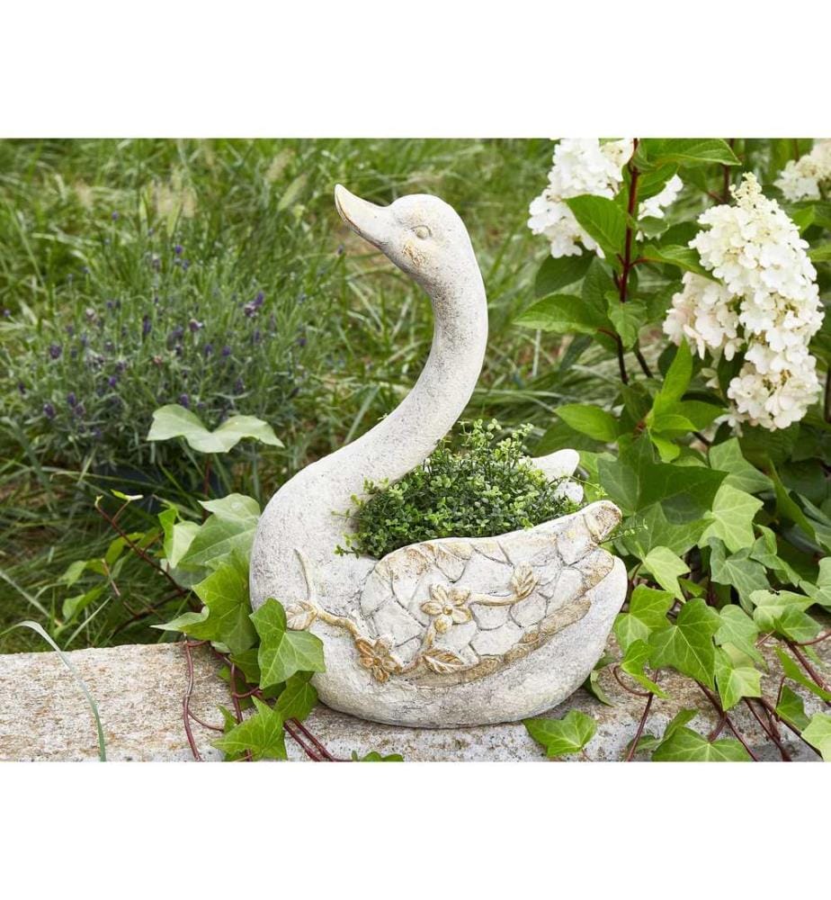 Statue de jardin GRUFFY Blanc