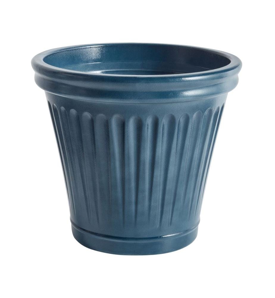 Cache-pot MAIZE 43 cm Bleu