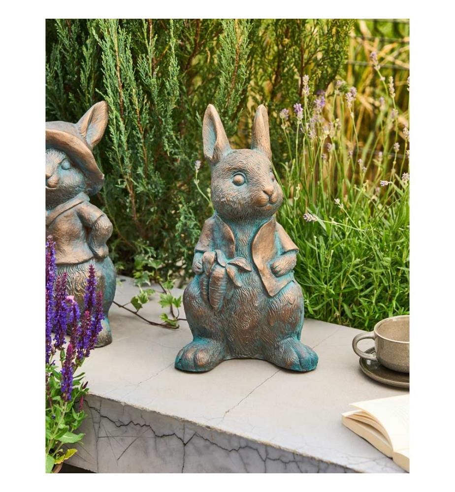 Gartenfigur TONDON Kaninchen Braun