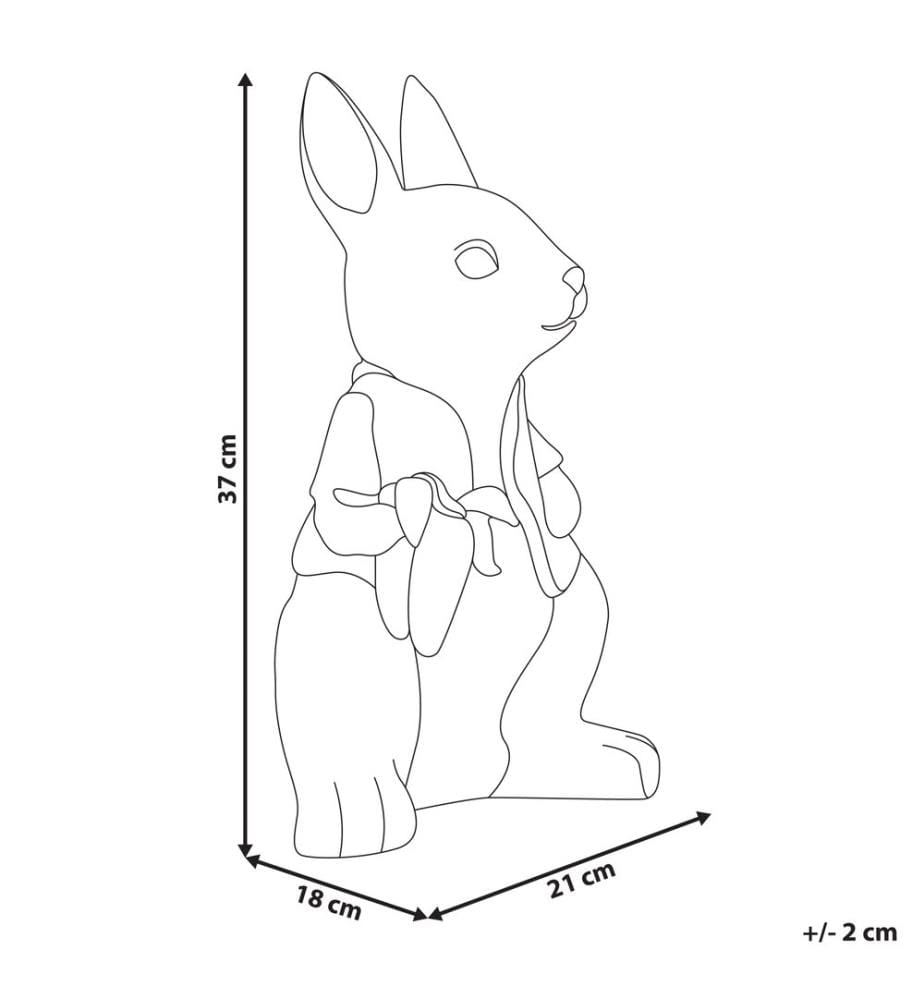 Gartenfigur TONDON Kaninchen Braun