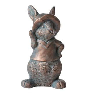 Statue de jardin KONAKRY Lapin Marron