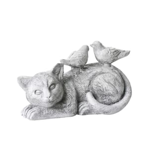 Statue de jardin KALELA Chat Gris