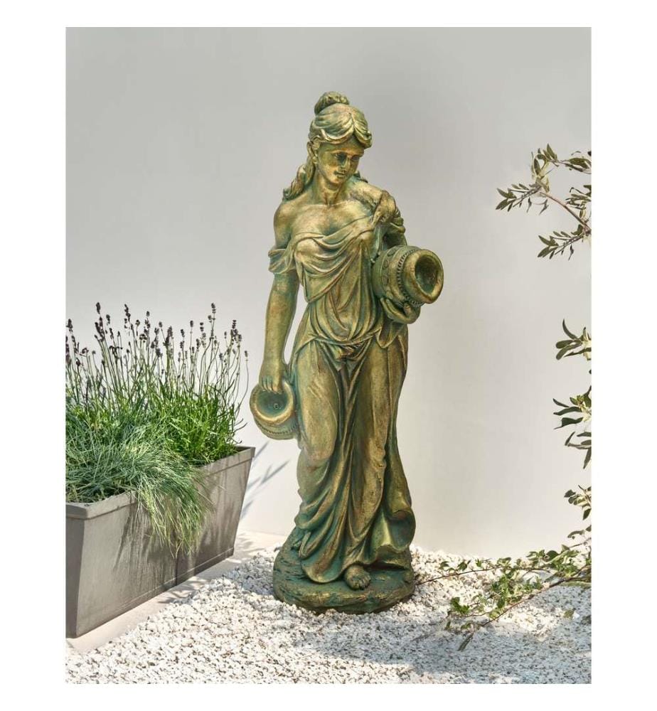 Statue de jardin TRYPOLIS Femme Vert