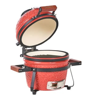 Mini barbecue au charbon de bois KAMADO Céramique Rouge