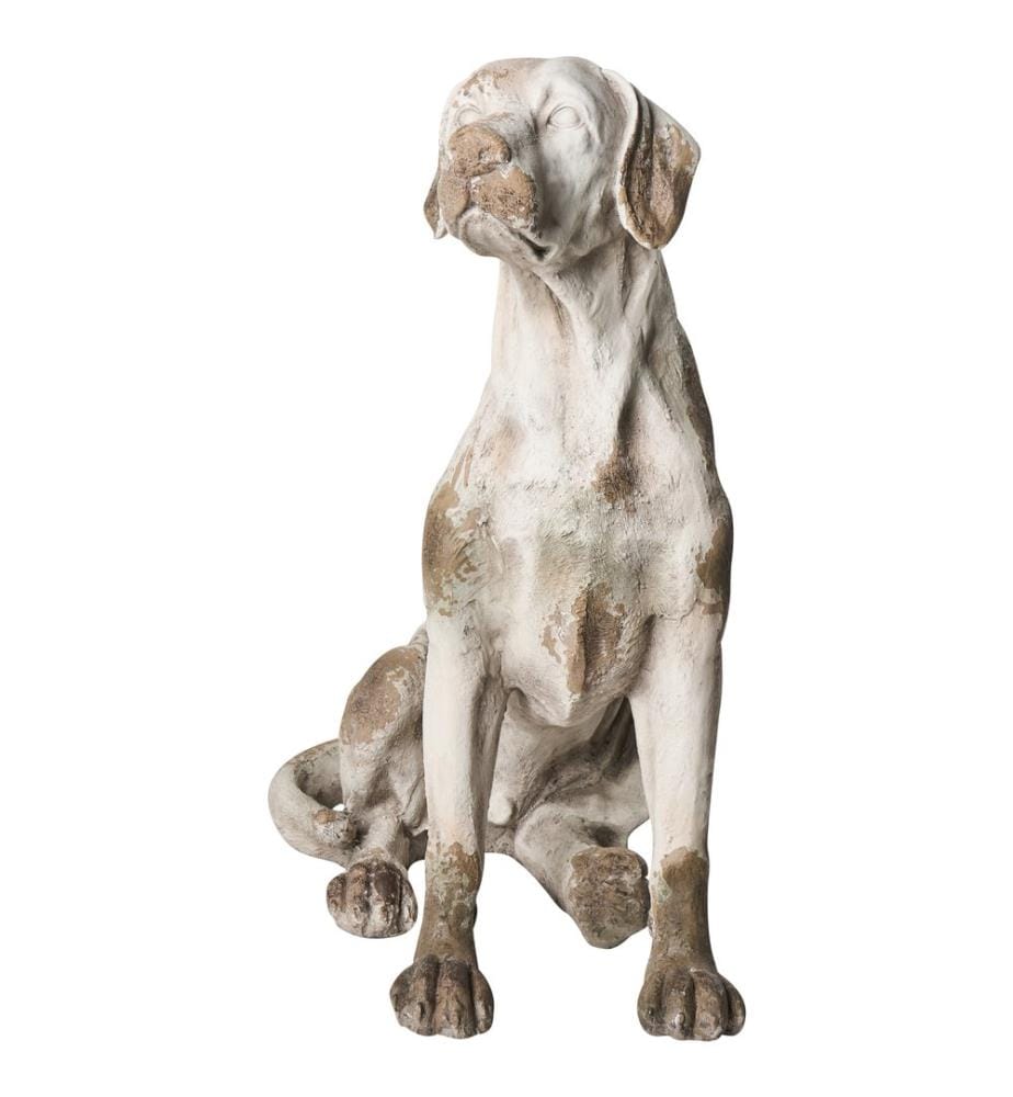 Statue de jardin CETONA Chien Beige