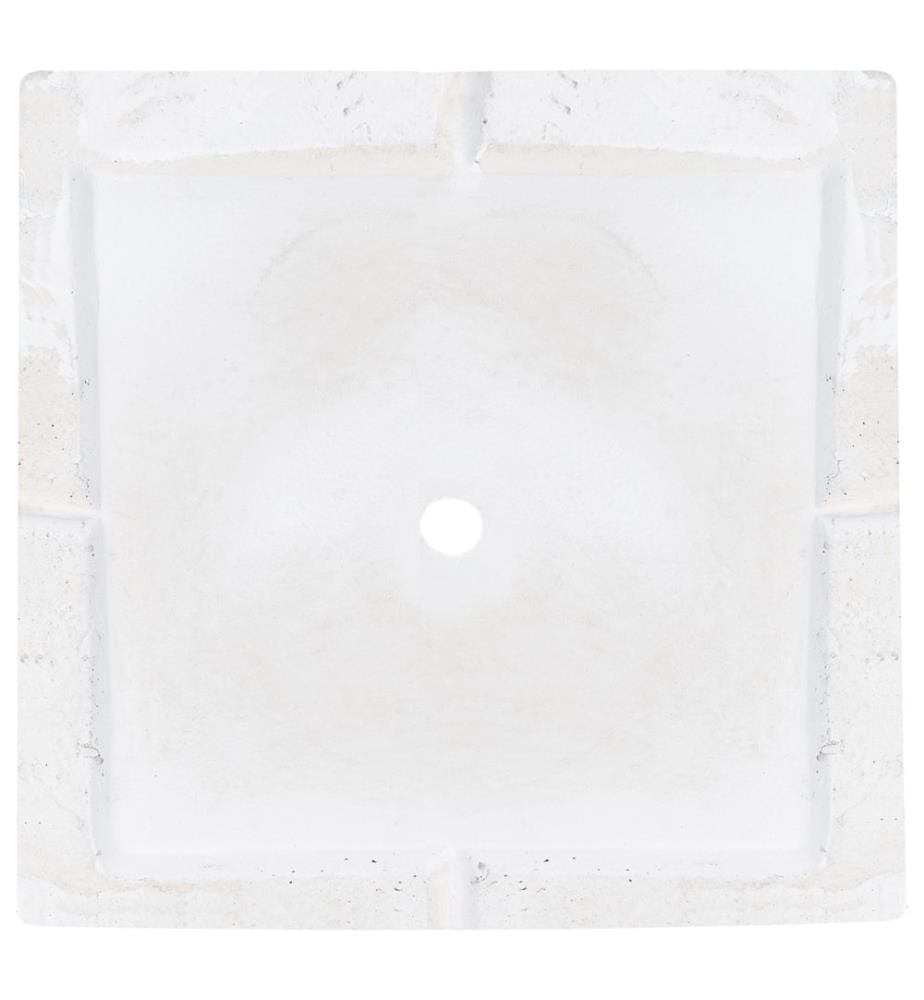 Blumenkübel PAROS 30 cm Weiss