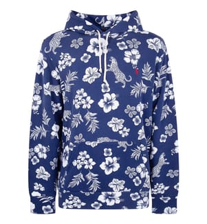 Sweat à capuche à manches longues - Jaguar Tropical Newport Navy