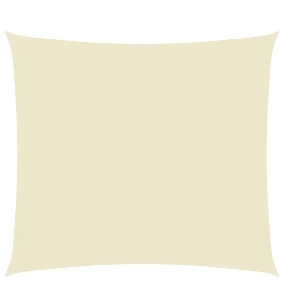 Sonnensegel Oxford-Gewebe Rechteckig 4x5 m Creme