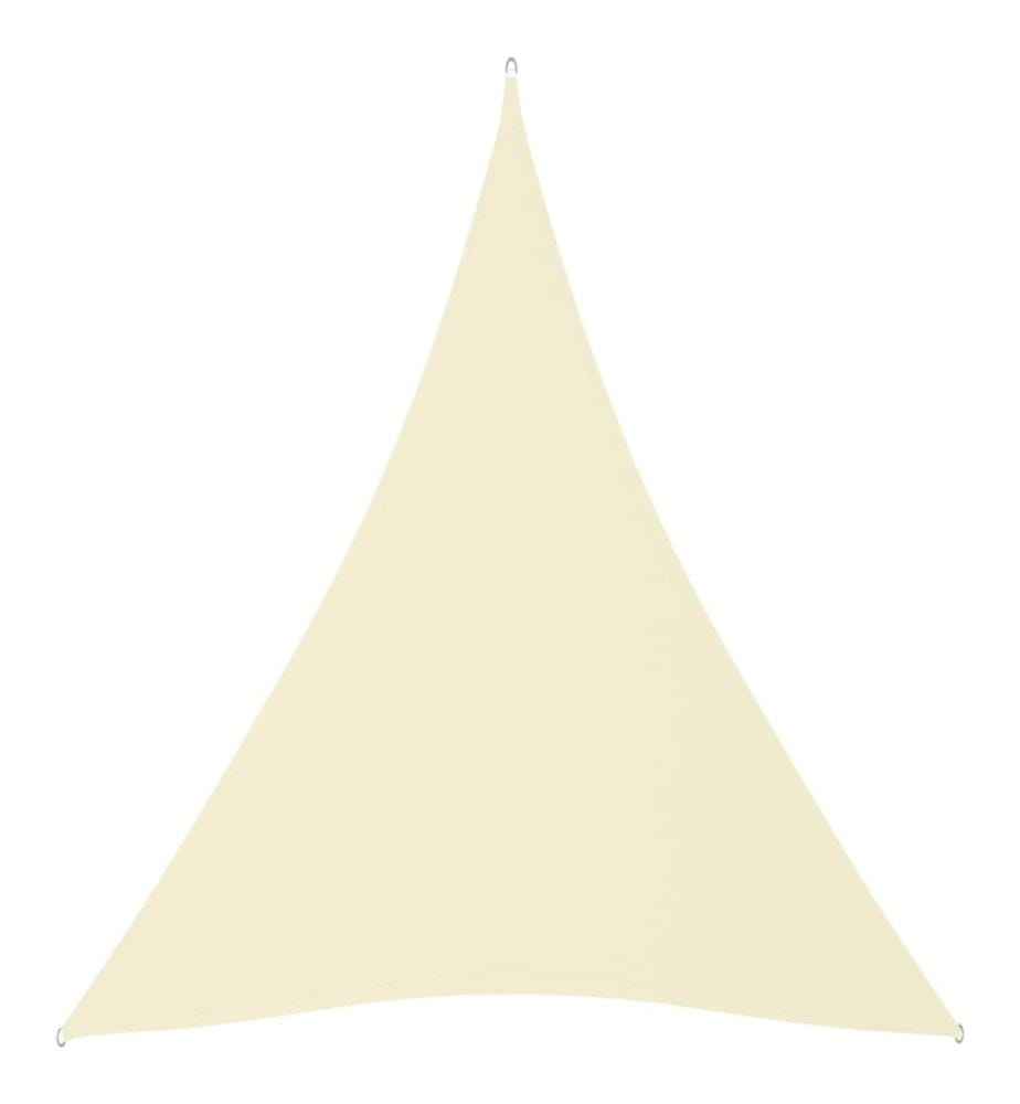 Sonnensegel Oxford-Gewebe Dreieckig 5x6x6 m Creme