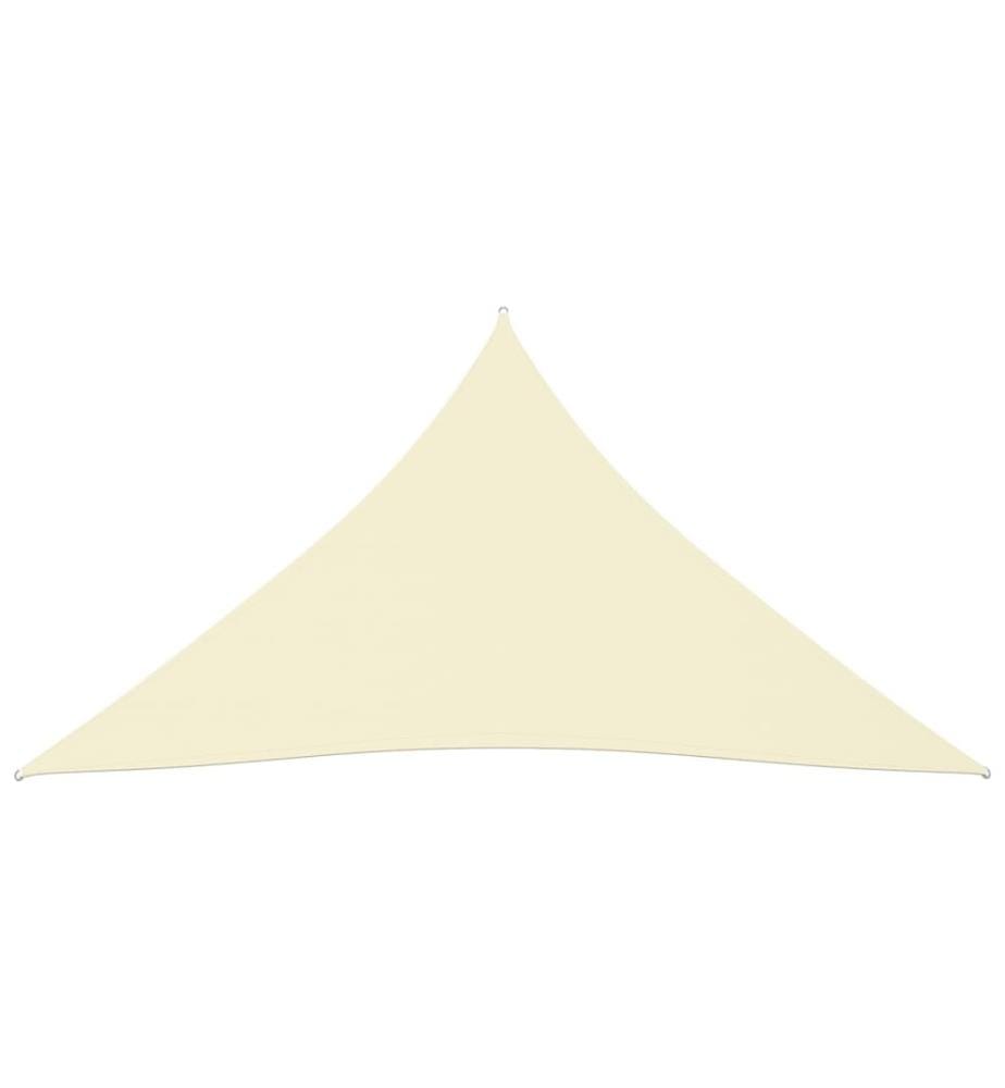 Sonnensegel Oxford-Gewebe Dreieckig 5x6x6 m Creme