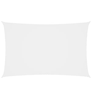 Sonnensegel Oxford-Gewebe Rechteckig 3x6 m Weiss