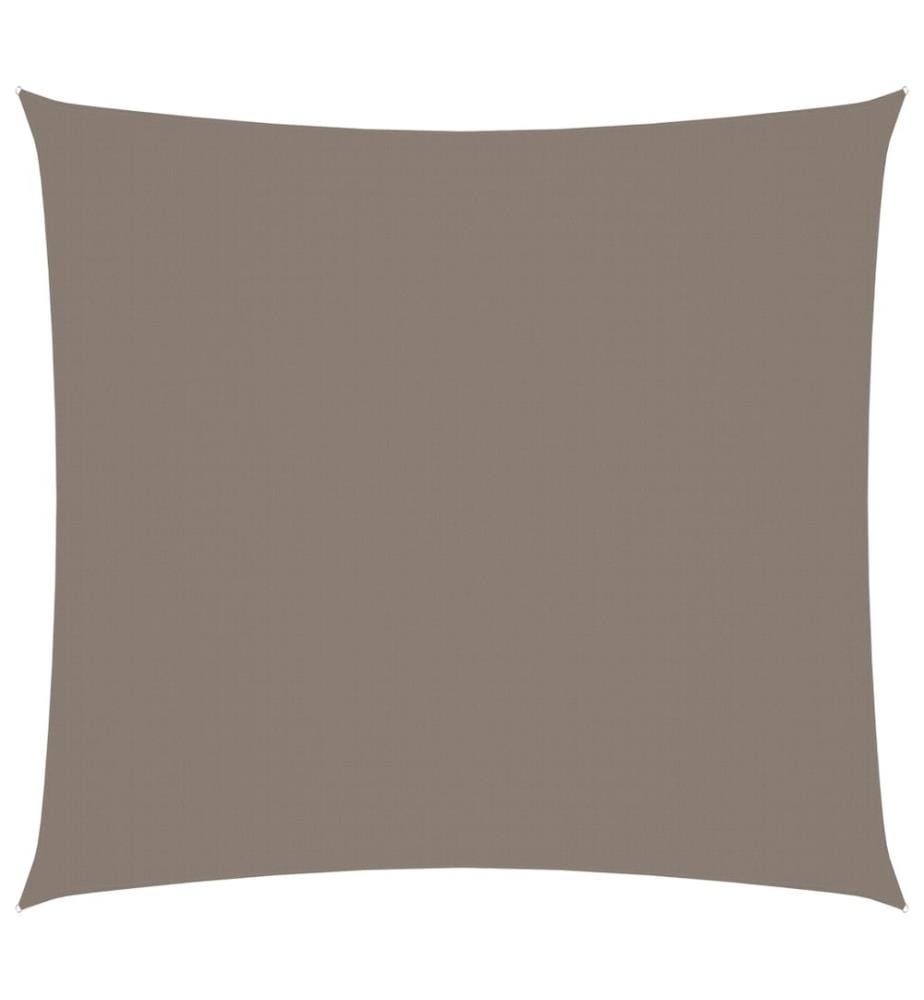 Sonnensegel Oxford-Gewebe Quadratisch 3,6x3,6 m Taupe