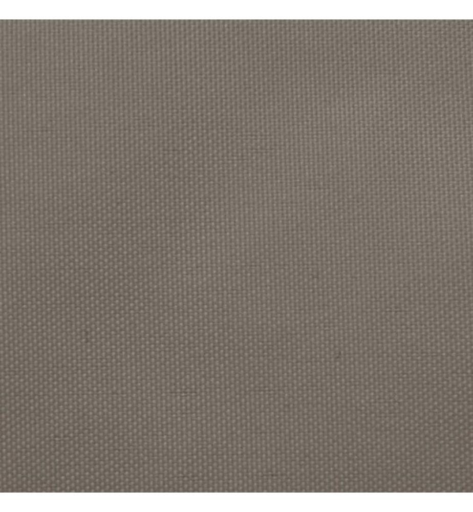 Sonnensegel Oxford-Gewebe Quadratisch 3,6x3,6 m Taupe