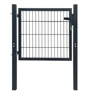 Portillon 2D (simple) Gris anthracite 106x130 cm