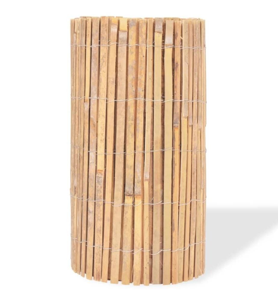 Gartenzaun Bambus 1000×50 cm