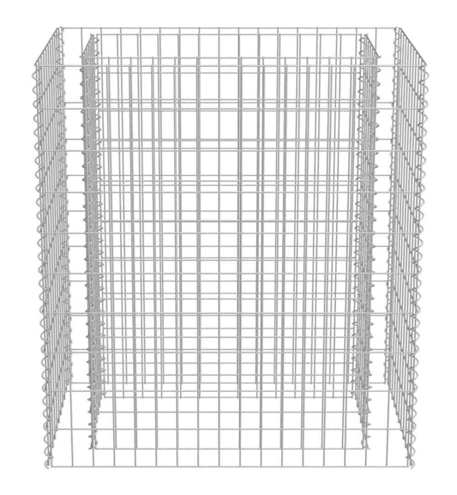 Lit surélevé à gabion Acier galvanisé 90x50x100 cm