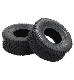 4-tlg. Schubkarrenreifen und Schlauch-Set 15x6.00-6 4PR Gummi