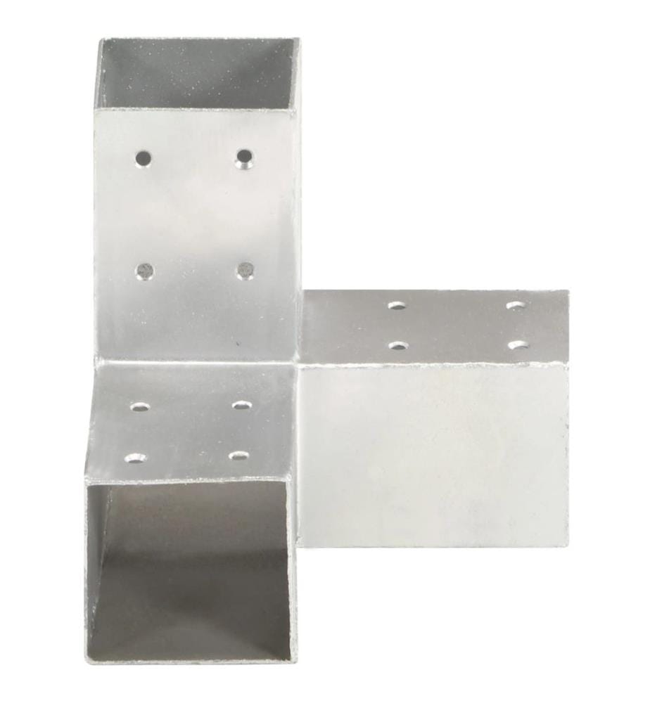 Pfostenverbinder 4 Stk. Y-Form Verzinktes Metall 71 x 71 mm