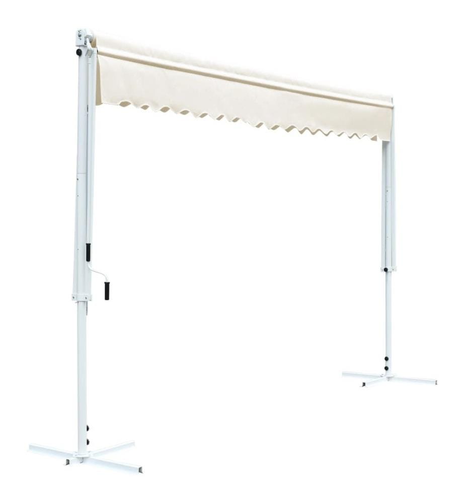 Freistehende Markise 500x300 cm Creme