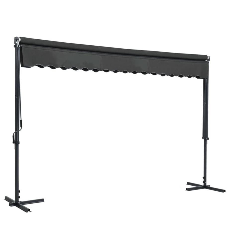 Freistehende Markise 400x300 cm Anthrazit