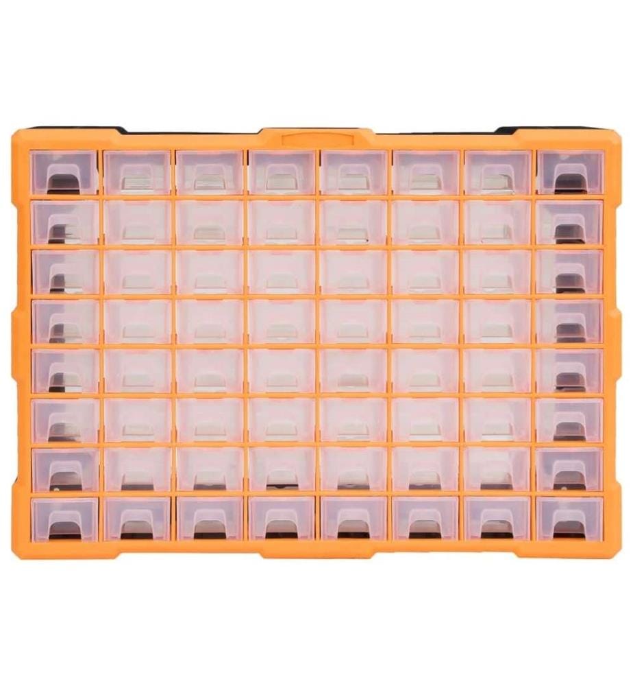Multi-Schubladen-Organizer mit 64 Schubladen 52x16x37,5 cm