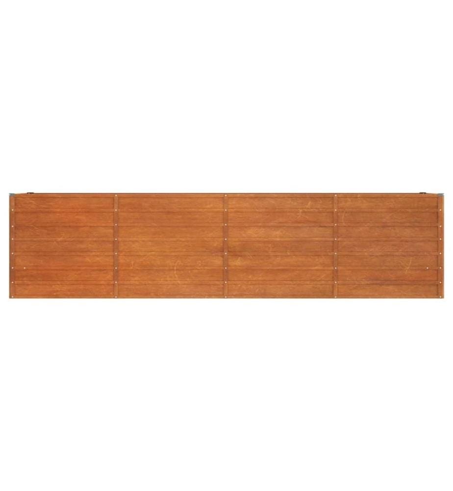 Hochbeet Rostig 320x40x77 cm Cortenstahl