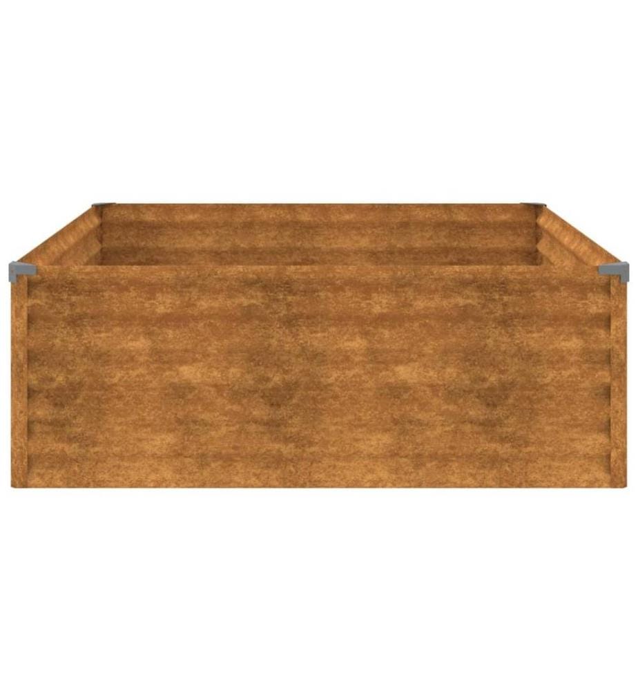 Hochbeet 100x100x36 cm Cortenstahl