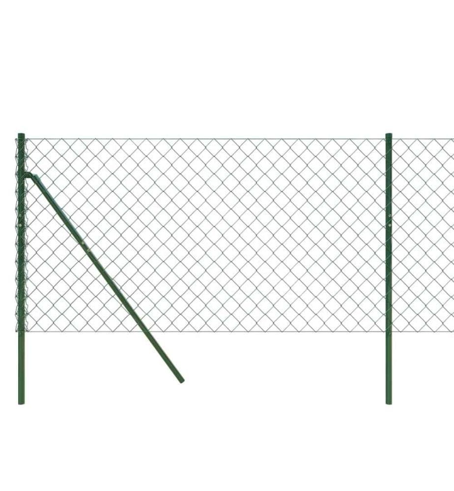 Maschendrahtzaun Grün 1,1x10 m