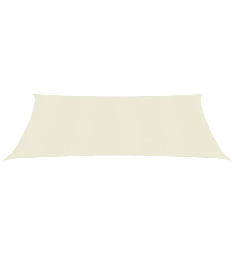 Voile d'ombrage 160 g/m² Crème 3x5 m PEHD