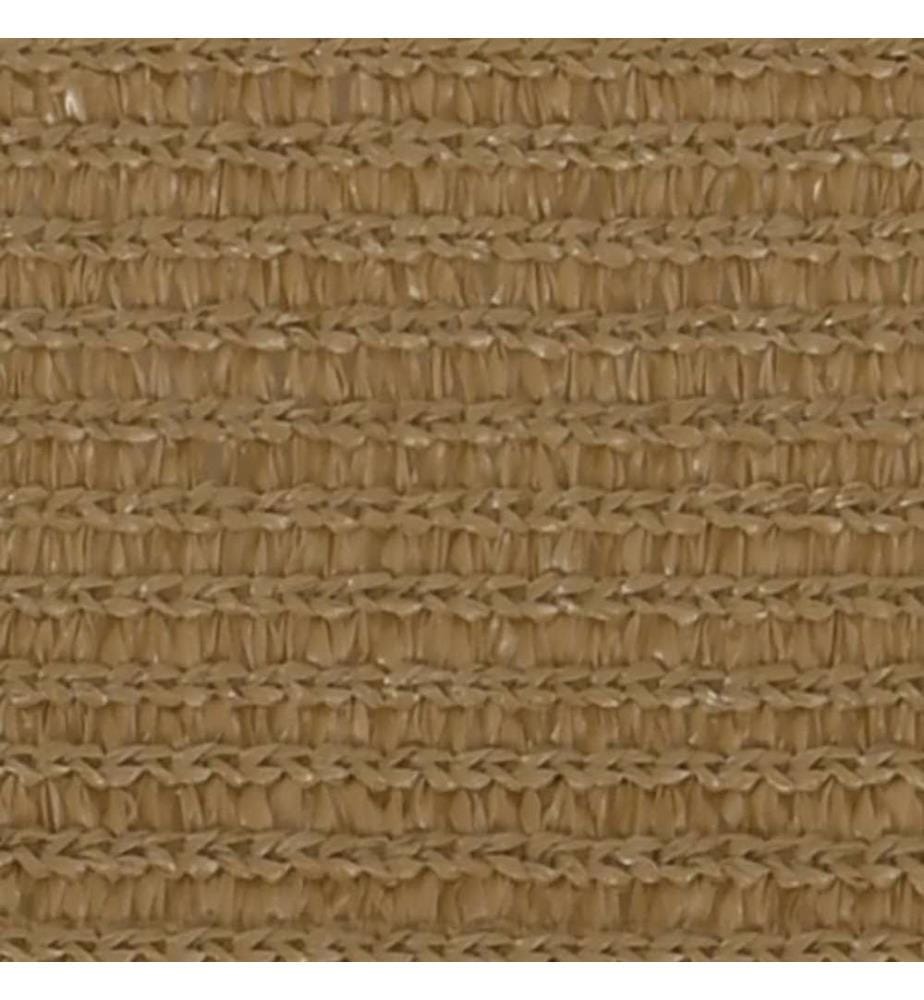 Sonnensegel 160 g/m² Taupe 3x4 m HDPE