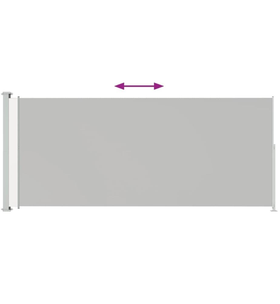 Seitenmarkise Ausziehbar 220x500 cm Grau