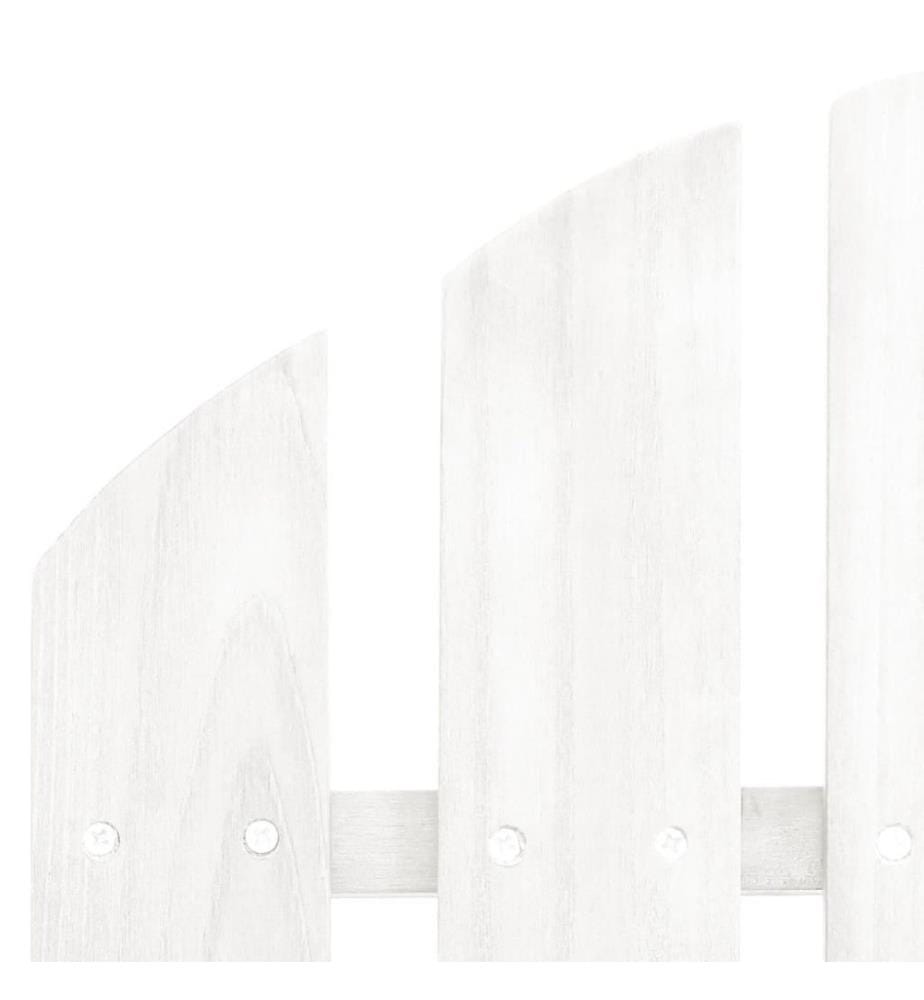 Chaise de jardin Adirondack 2 places Bois de sapin massif Blanc