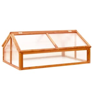 Gewächshaus Braun 114x80x50 cm Tannenholz