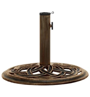 Sonnenschirmständer Bronzen 44x44x31 cm Gusseisen