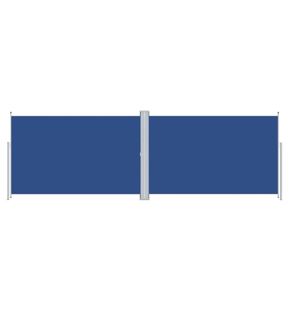 Seitenmarkise Ausziehbar Blau 200x600 cm