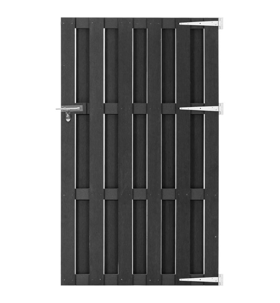 Gartentor WPC 100x180 cm Grau