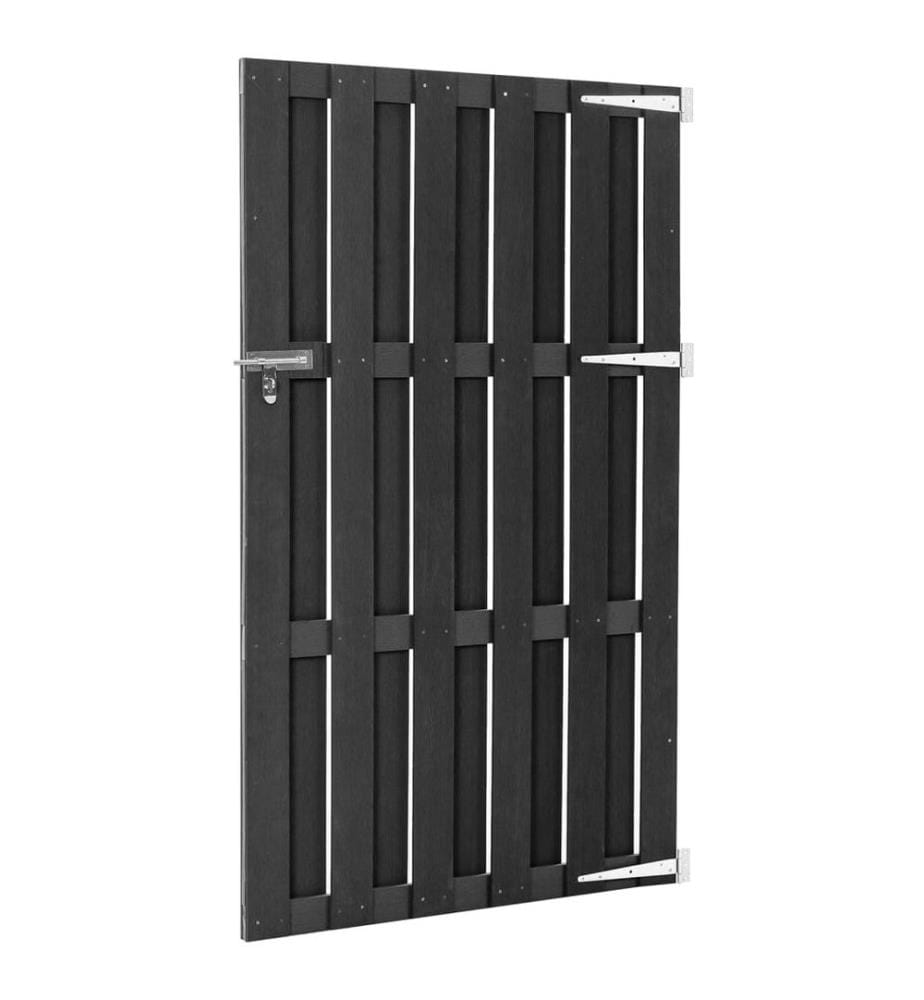 Gartentor WPC 100x180 cm Grau
