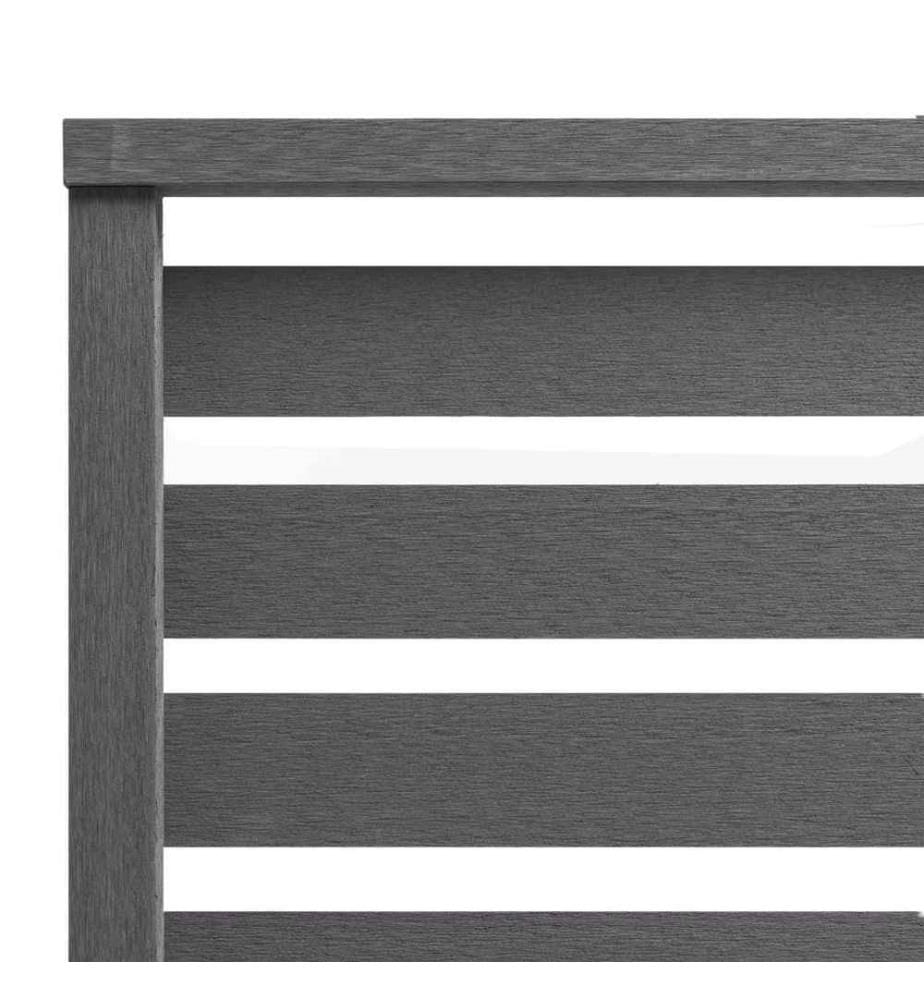 Zaunelement WPC 180 x 180 cm Grau