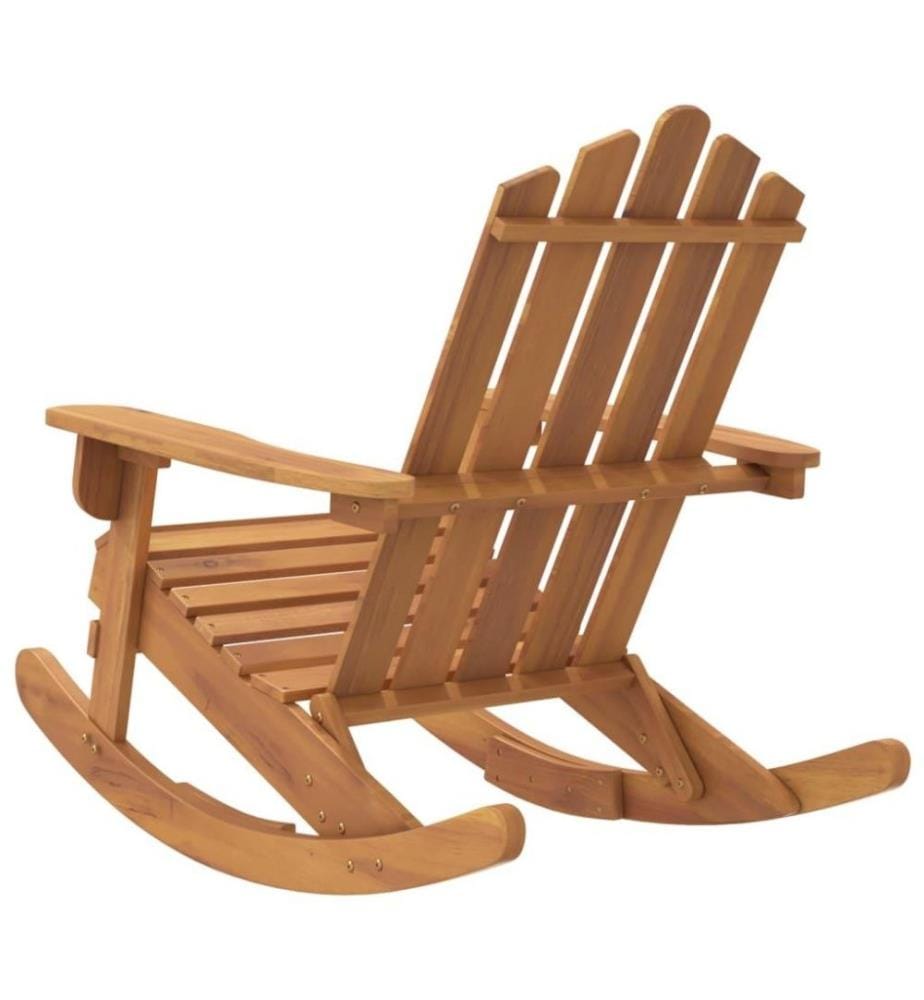 Adirondack-Schaukelstuhl Massivholz Akazie
