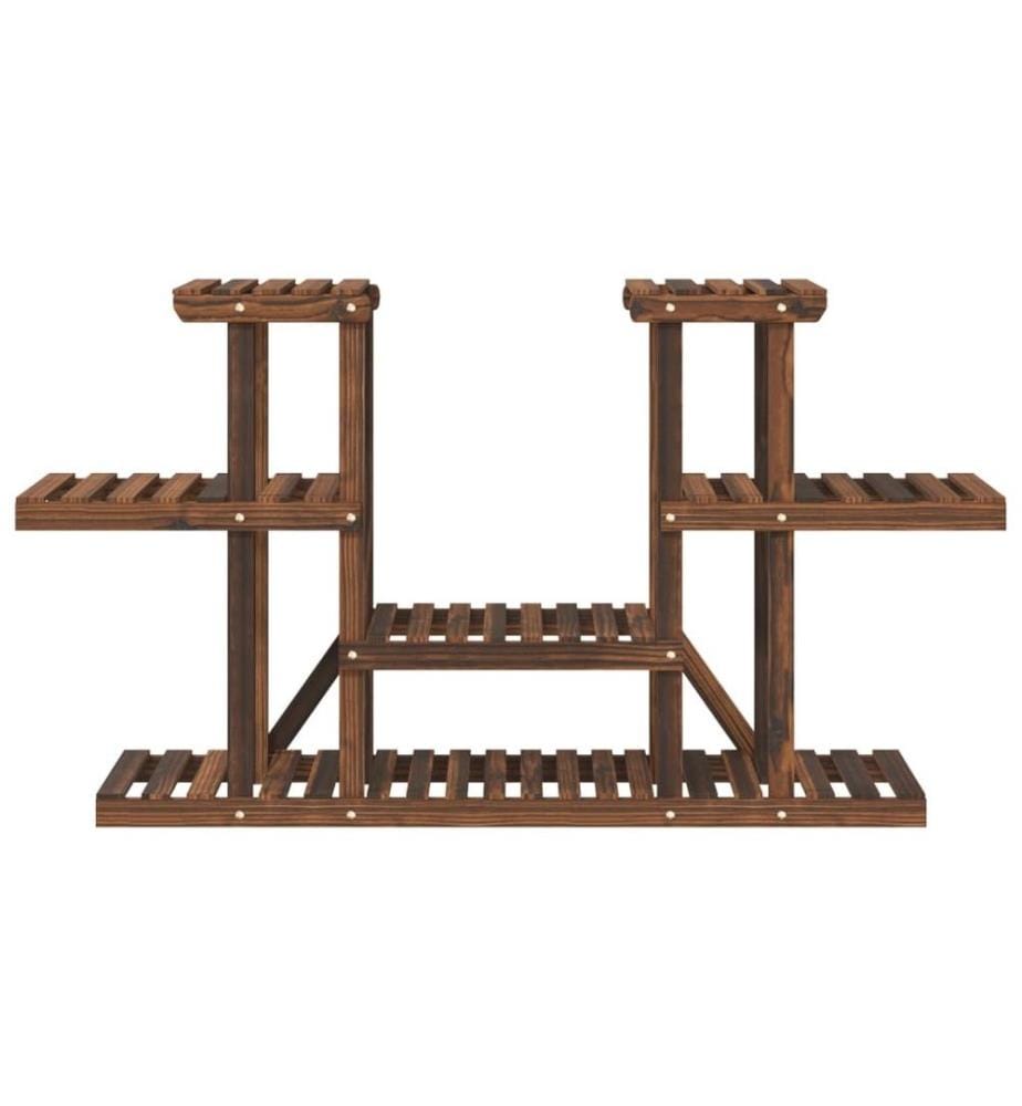Support à fleurs 110x25x73 cm bois massif de sapin