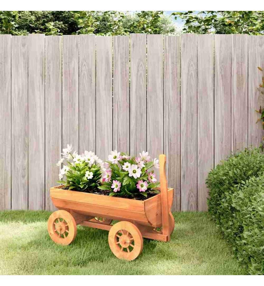 Deko-Wagen 70x43x54 cm Massivholz Tanne