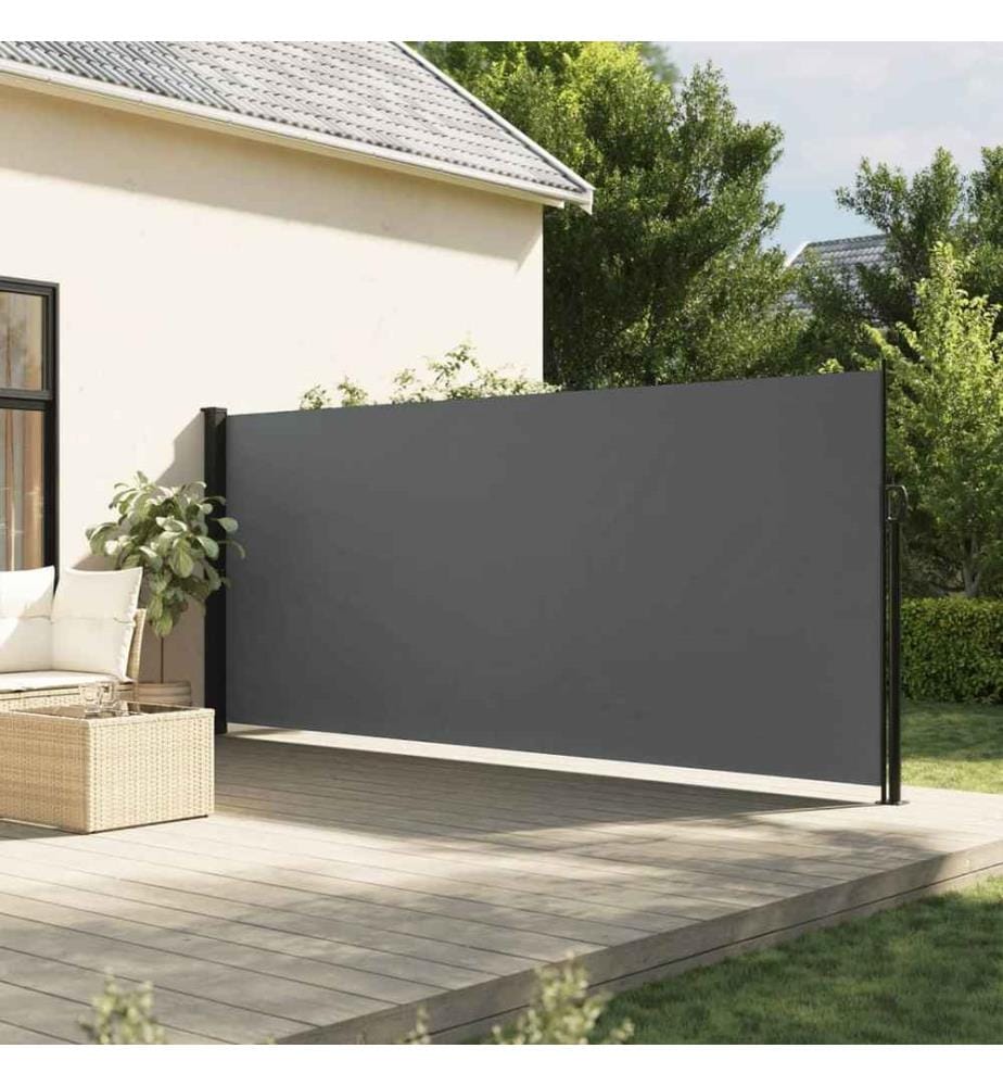 Seitenmarkise Ausziehbar Anthrazit 180x300 cm
