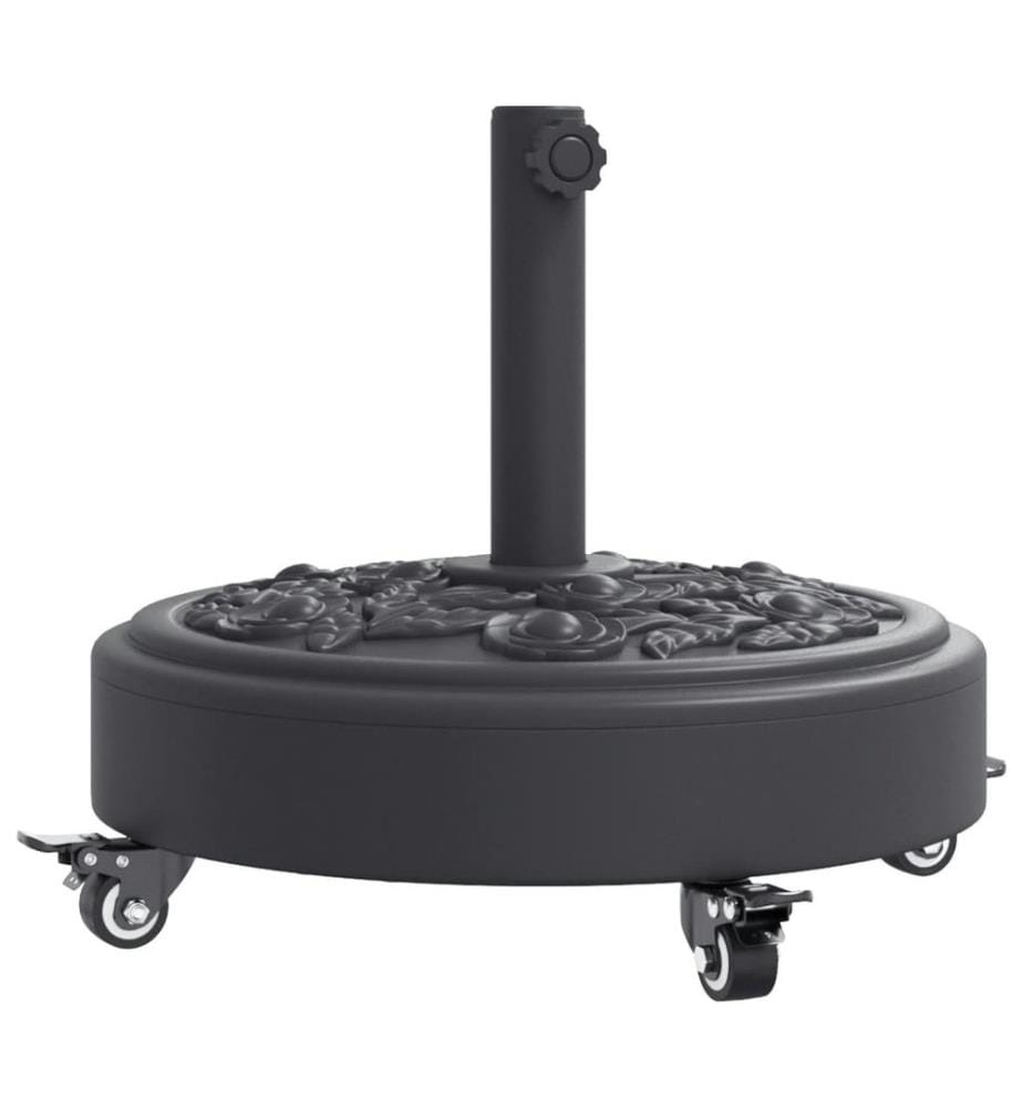 Sonnenschirmständer mit Rollen für Ø38/48 mm Mast 27 kg Rund
