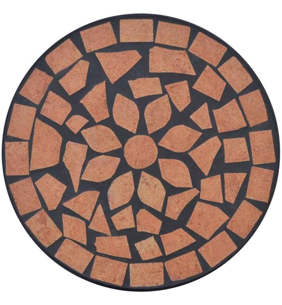 Beistelltisch Mosaik Terracotta