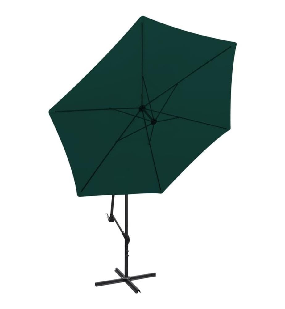 Freiarm-Sonnenschirm 3 m Grün