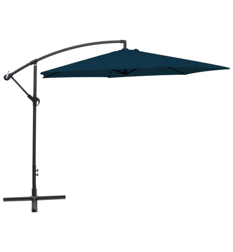 Freiarm-Sonnenschirm 3 m Blau