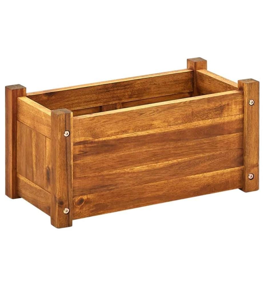 Garten-Hochbeet Akazienholz 50x25x25 cm