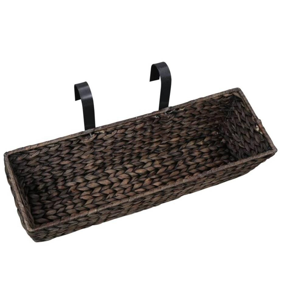 Jardinières 2 pcs Jacinthe d'eau Marron
